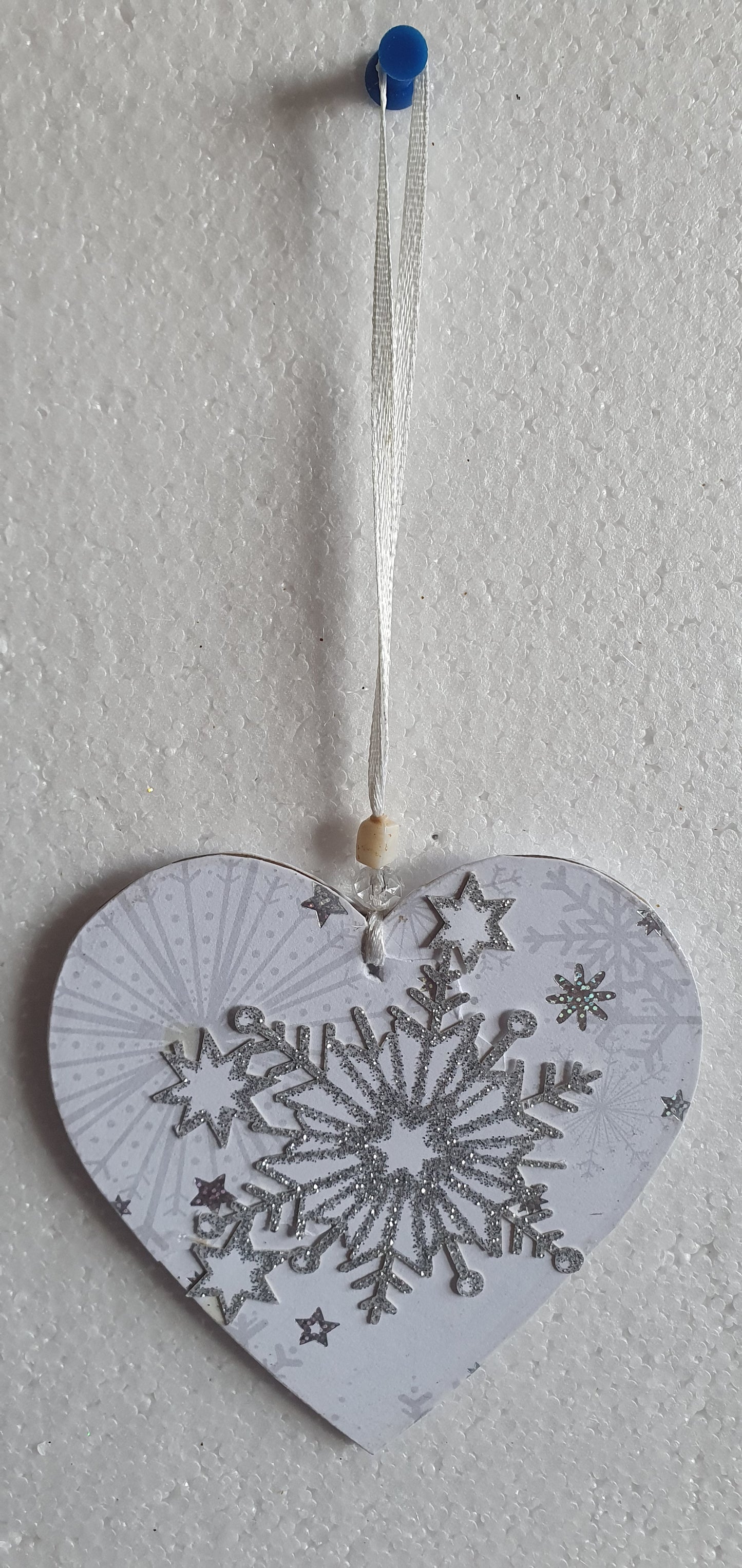 Decoupage Christmas Winter Snowflake Window Hanging Home Decor Gift
