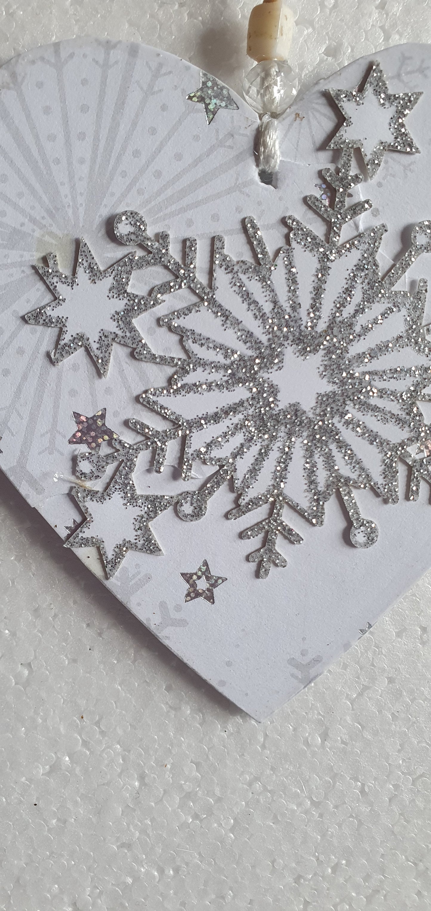 Decoupage Christmas Winter Snowflake Window Hanging Home Decor Gift