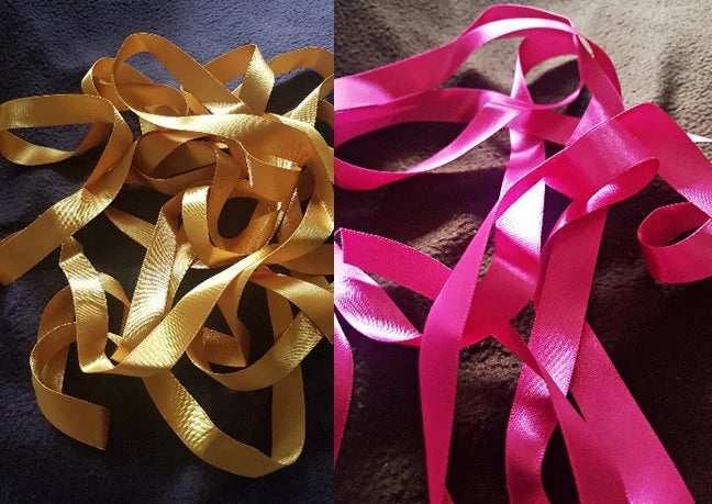 Satin Ribbon 1 metre 1/2 inch wide Hot Pink