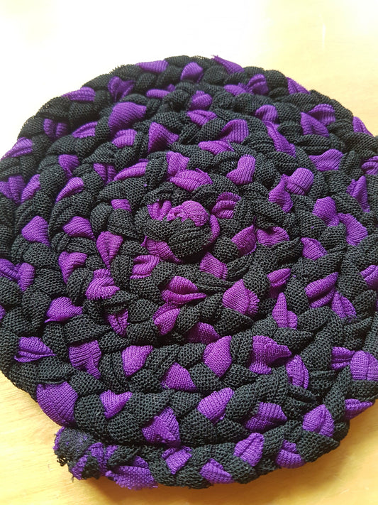 Handmade Braided Fabric Coaster