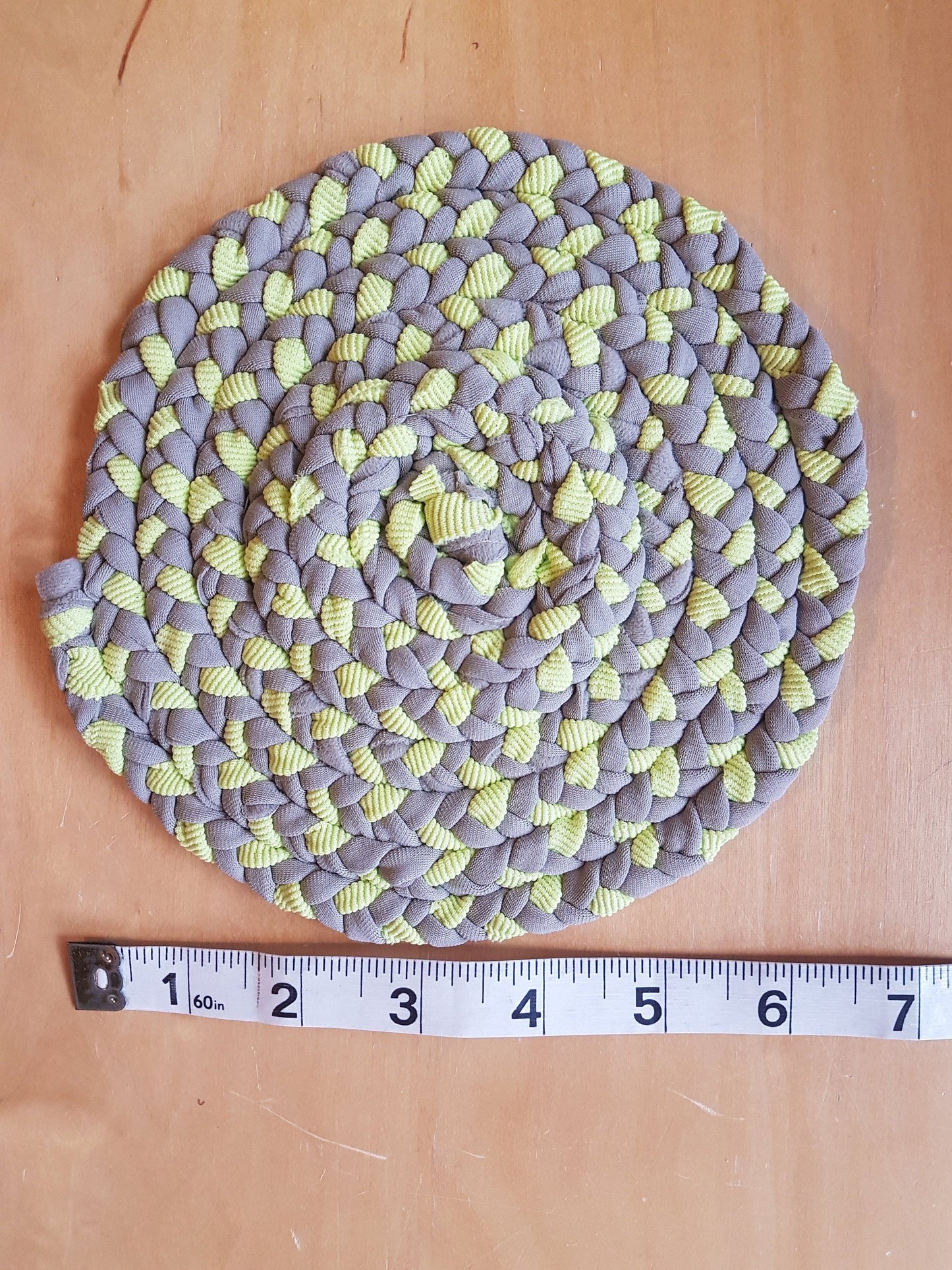 Handmade Braided Fabric Coaster