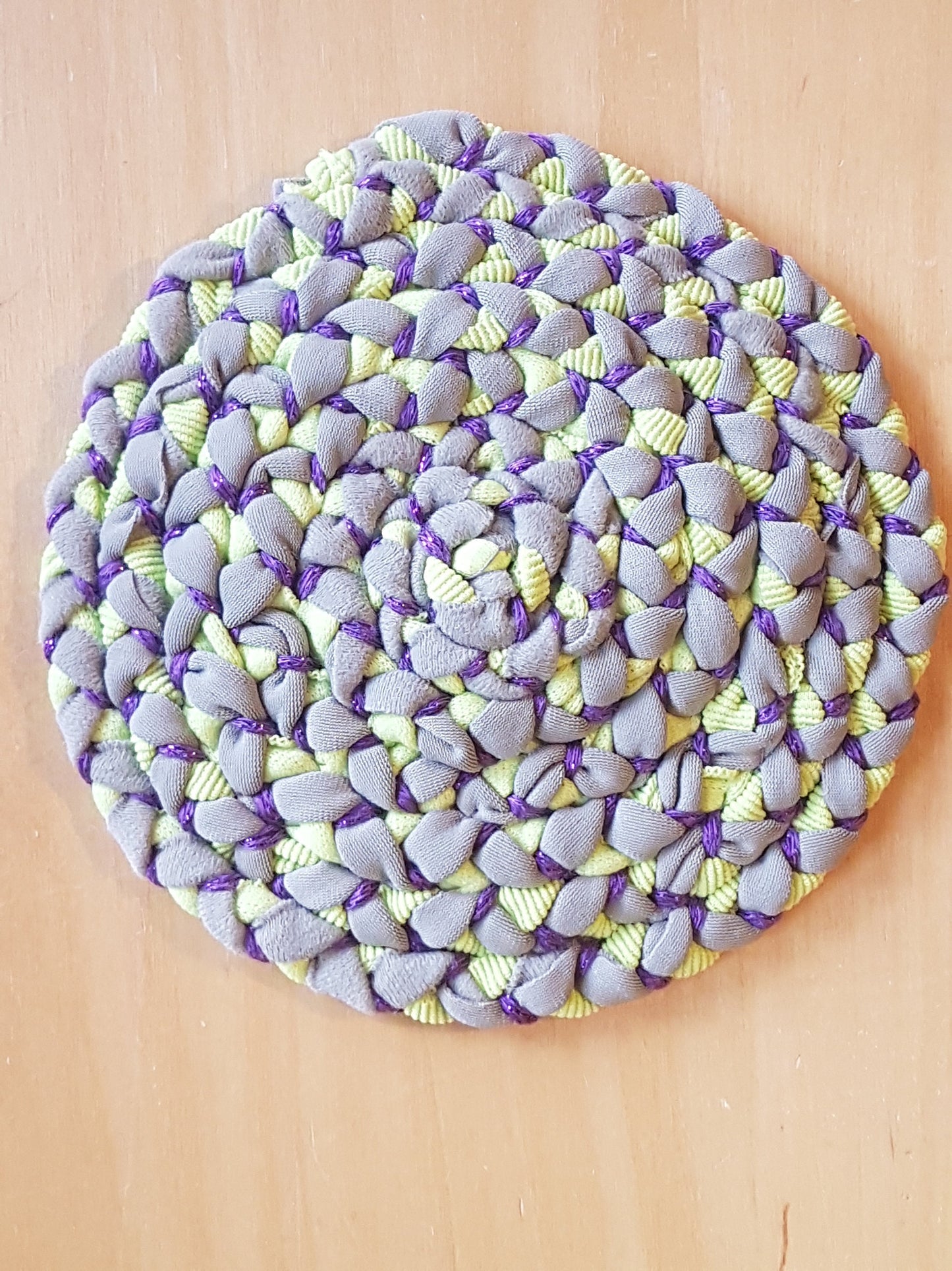 Handmade Braided Fabric Coaster