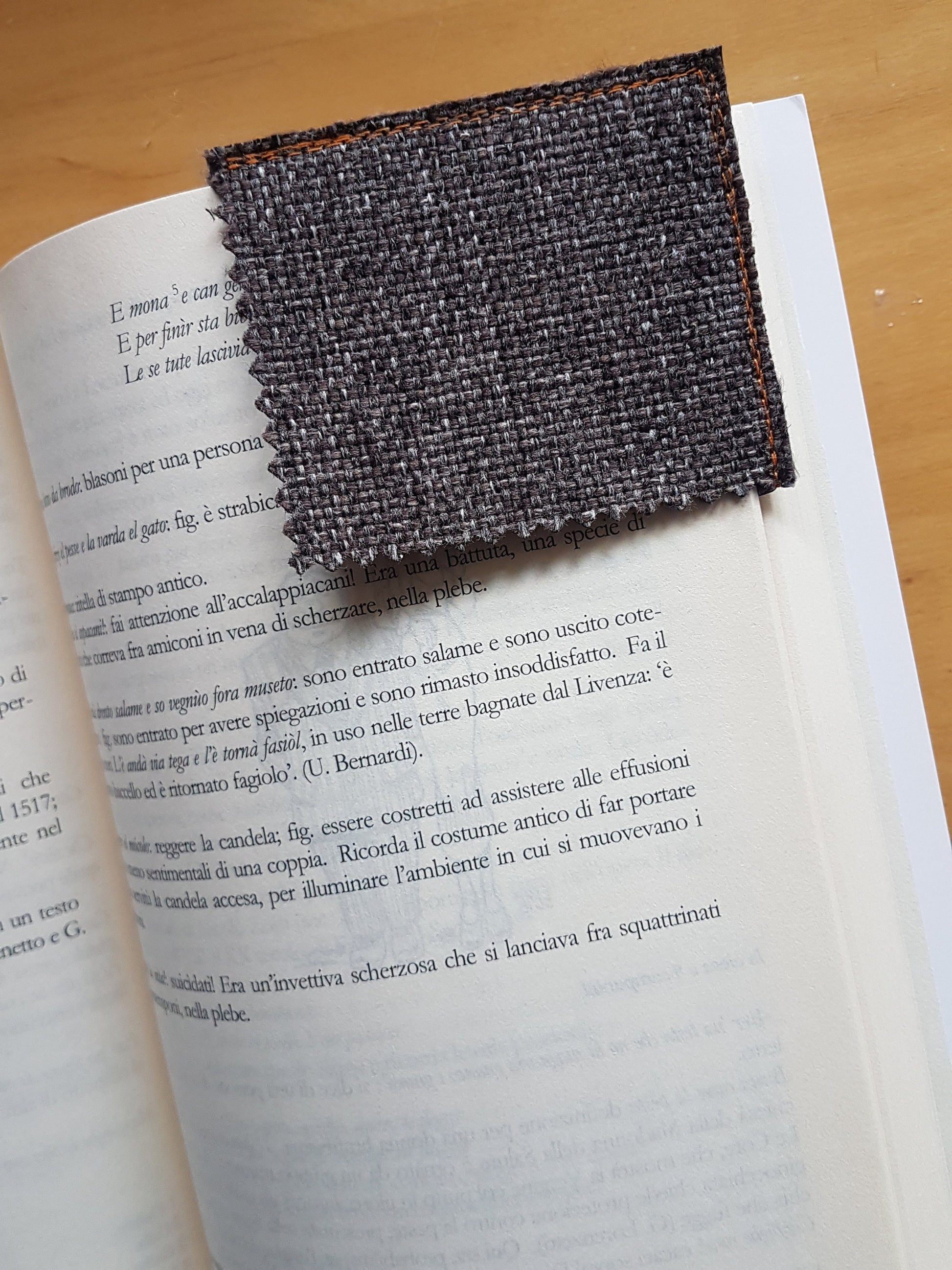 Handmade Fabric Bookmark