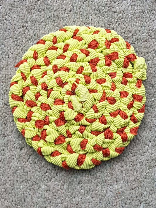 Handmade Braided Fabric Coaster