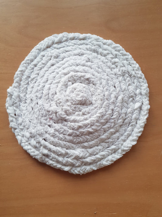 Handmade Braided Fabric Coaster