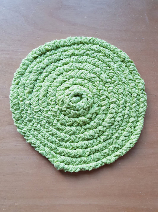 Handmade Braided Fabric Coaster