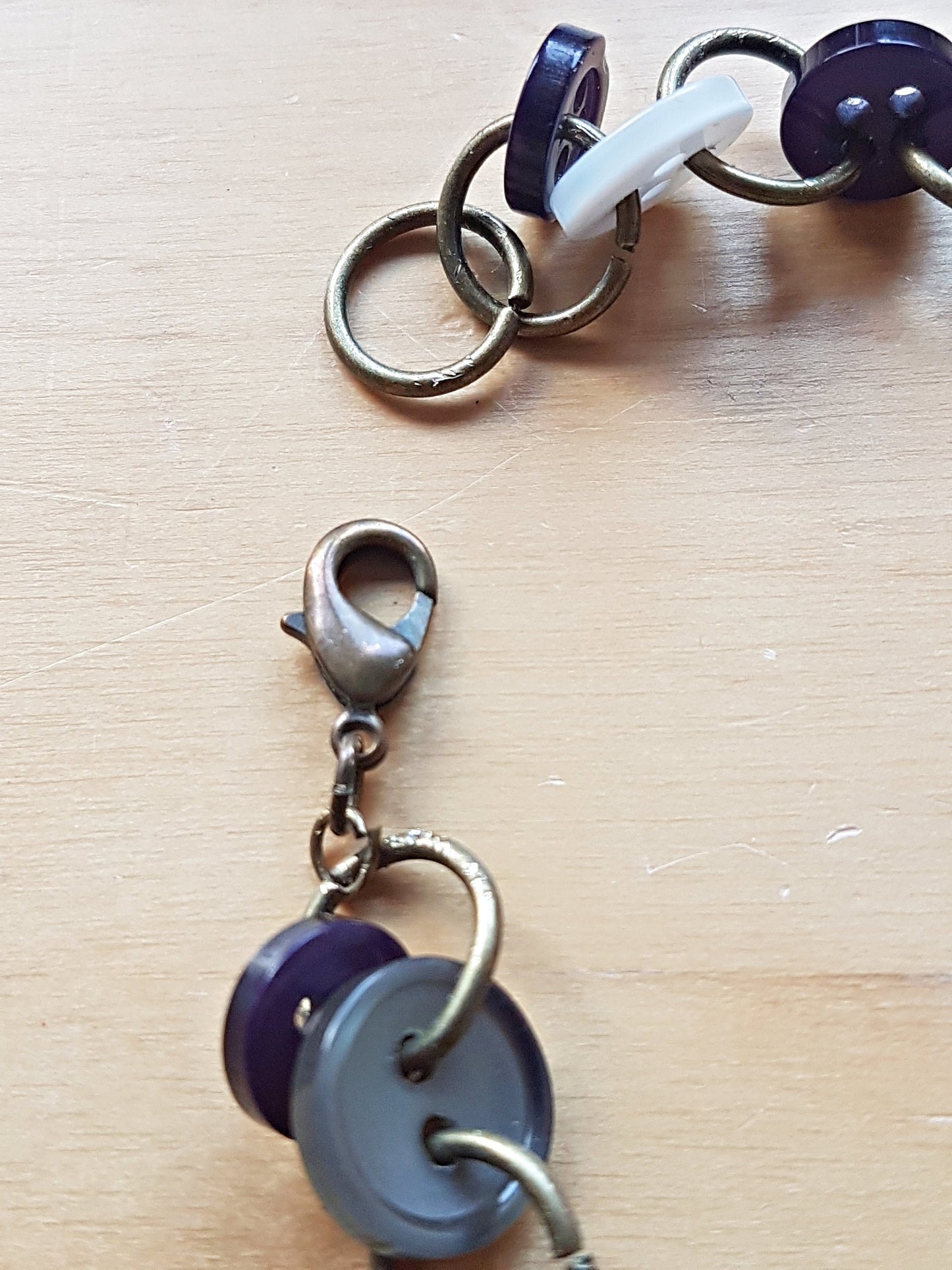 Vintage Button Handmade Bracelet