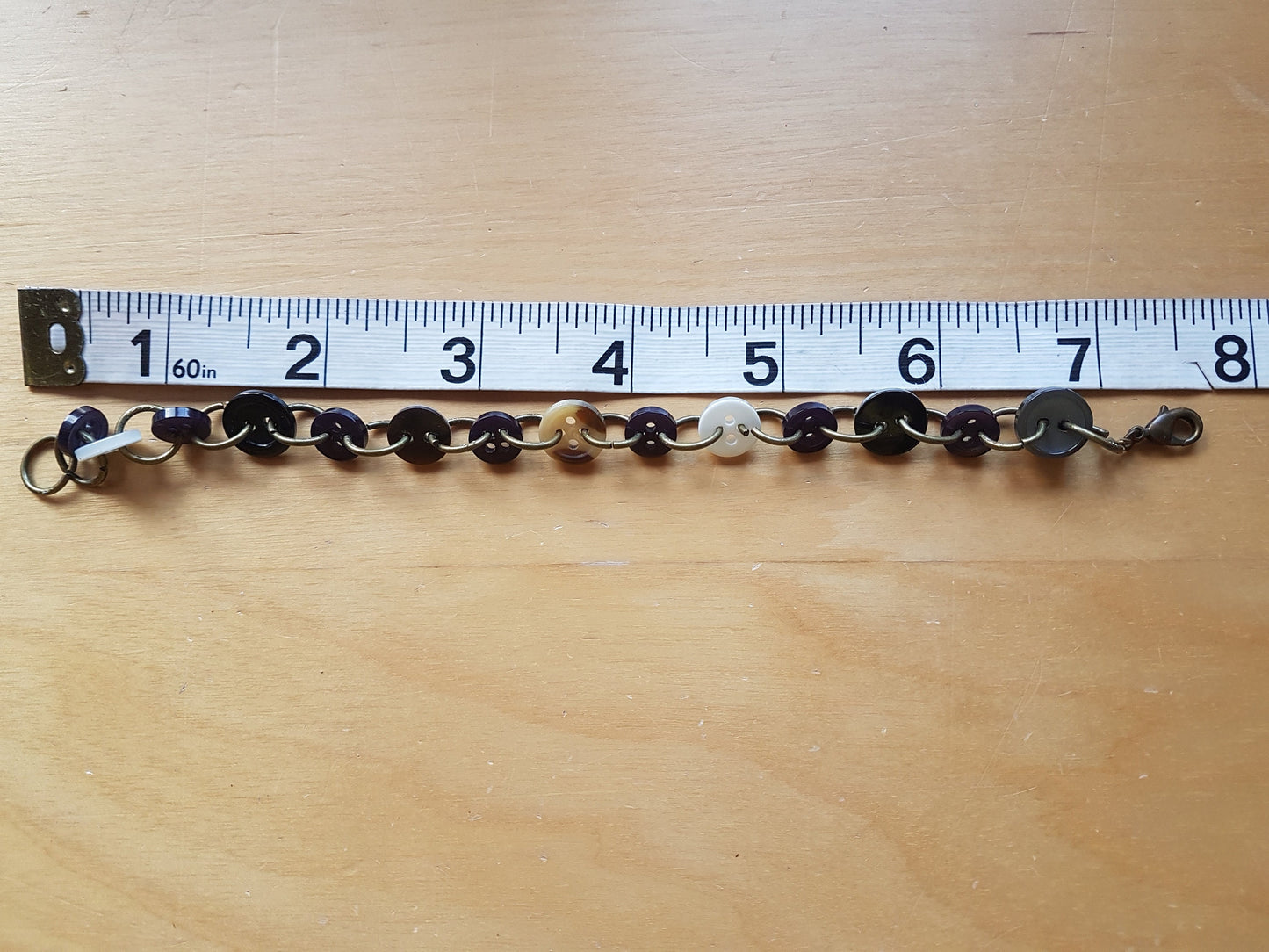 Vintage Button Handmade Bracelet