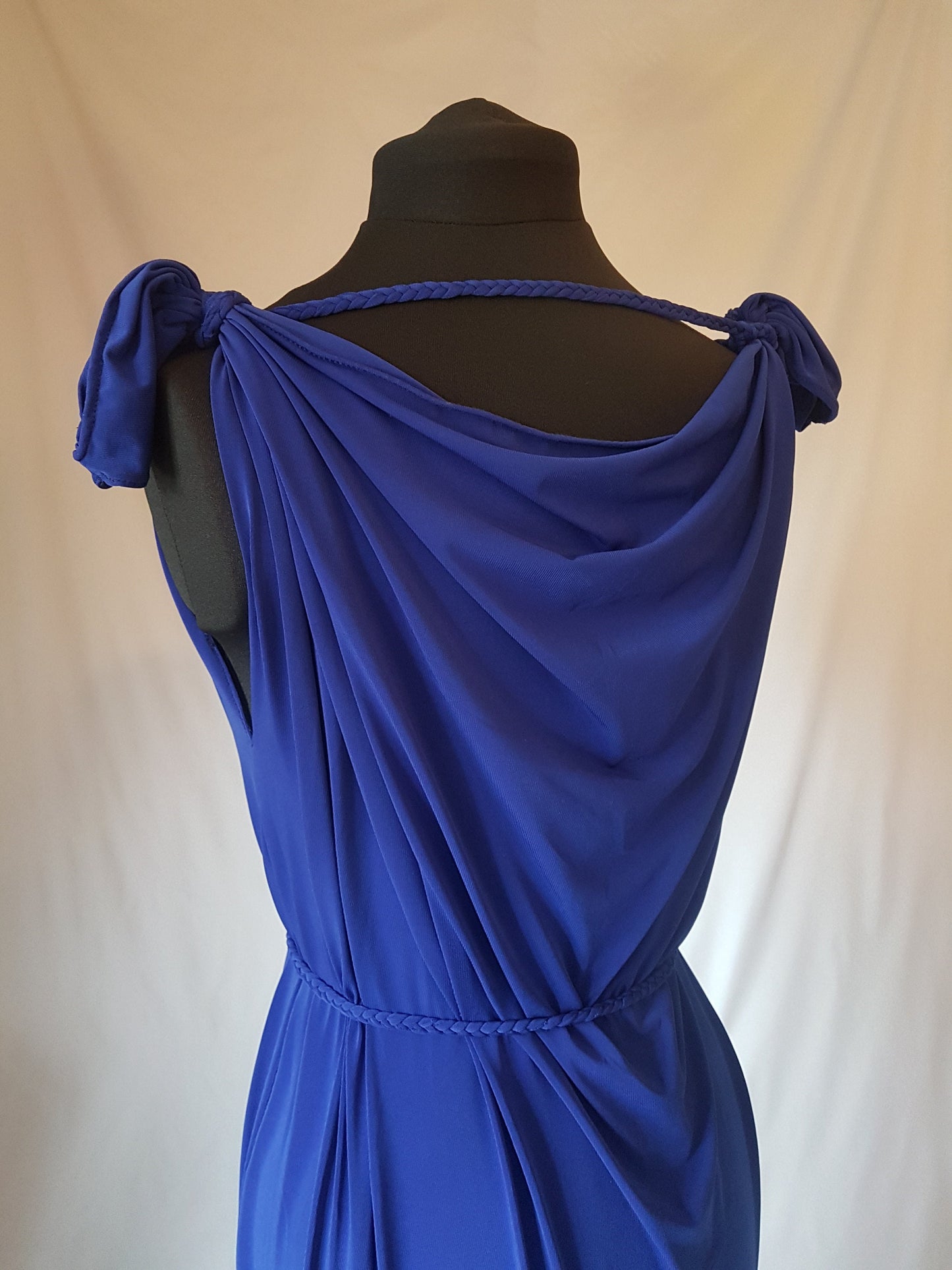 Royal Blue Grecian Dress