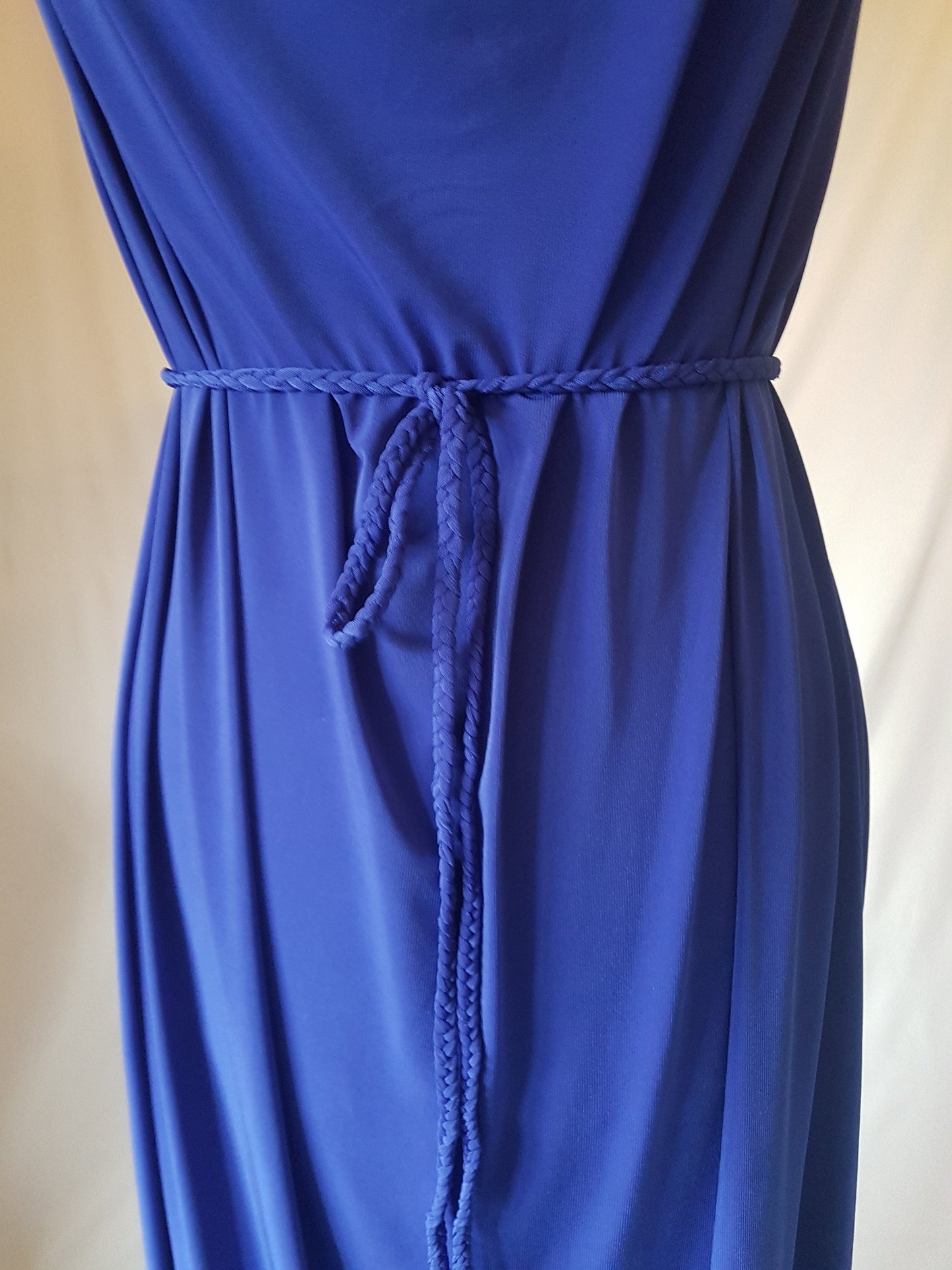 Royal Blue Grecian Dress