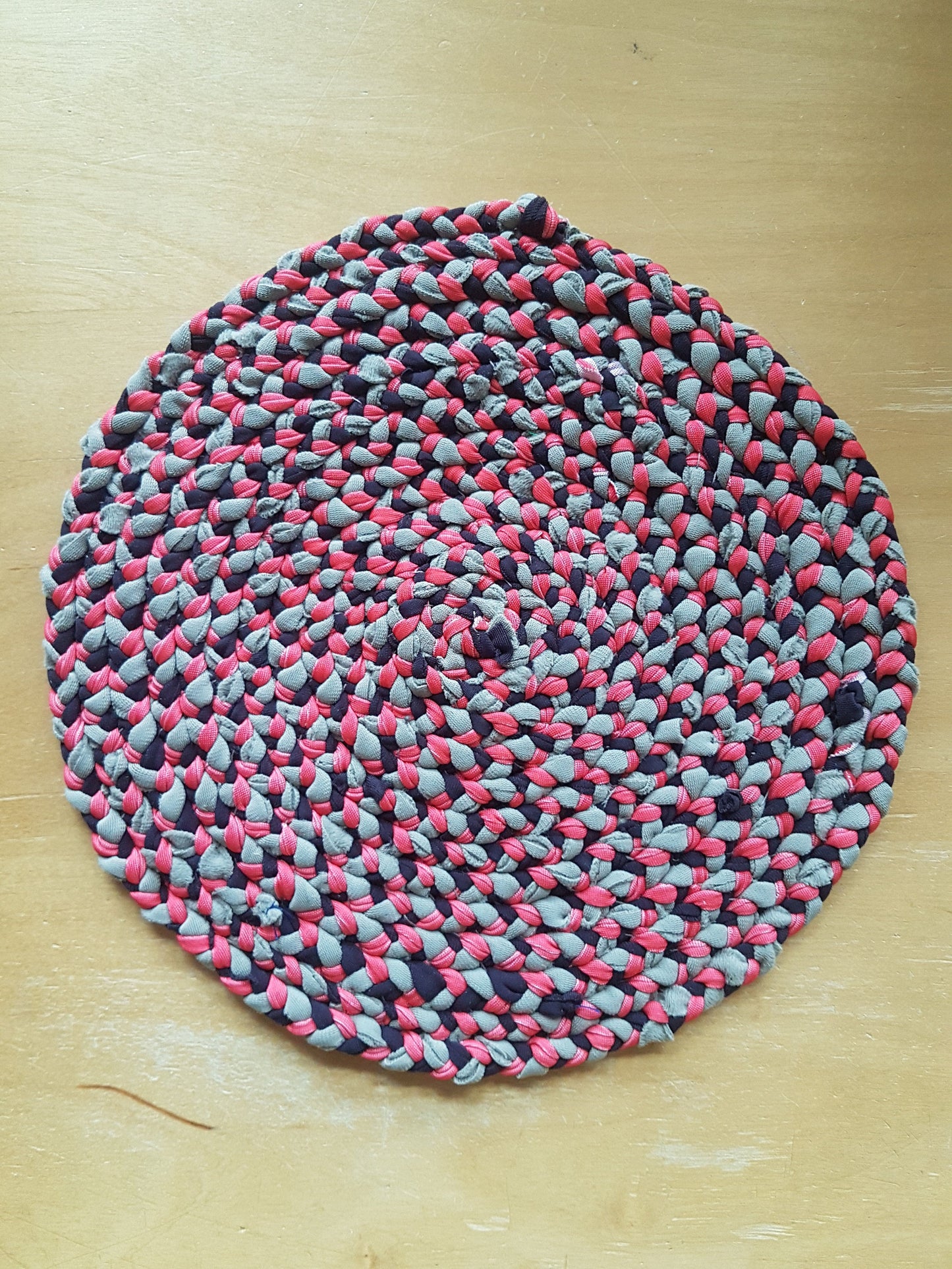 Handmade Braided Fabric Coaster