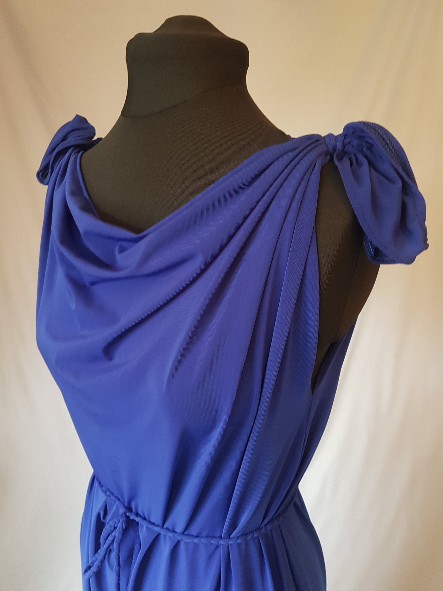 Royal Blue Grecian Dress