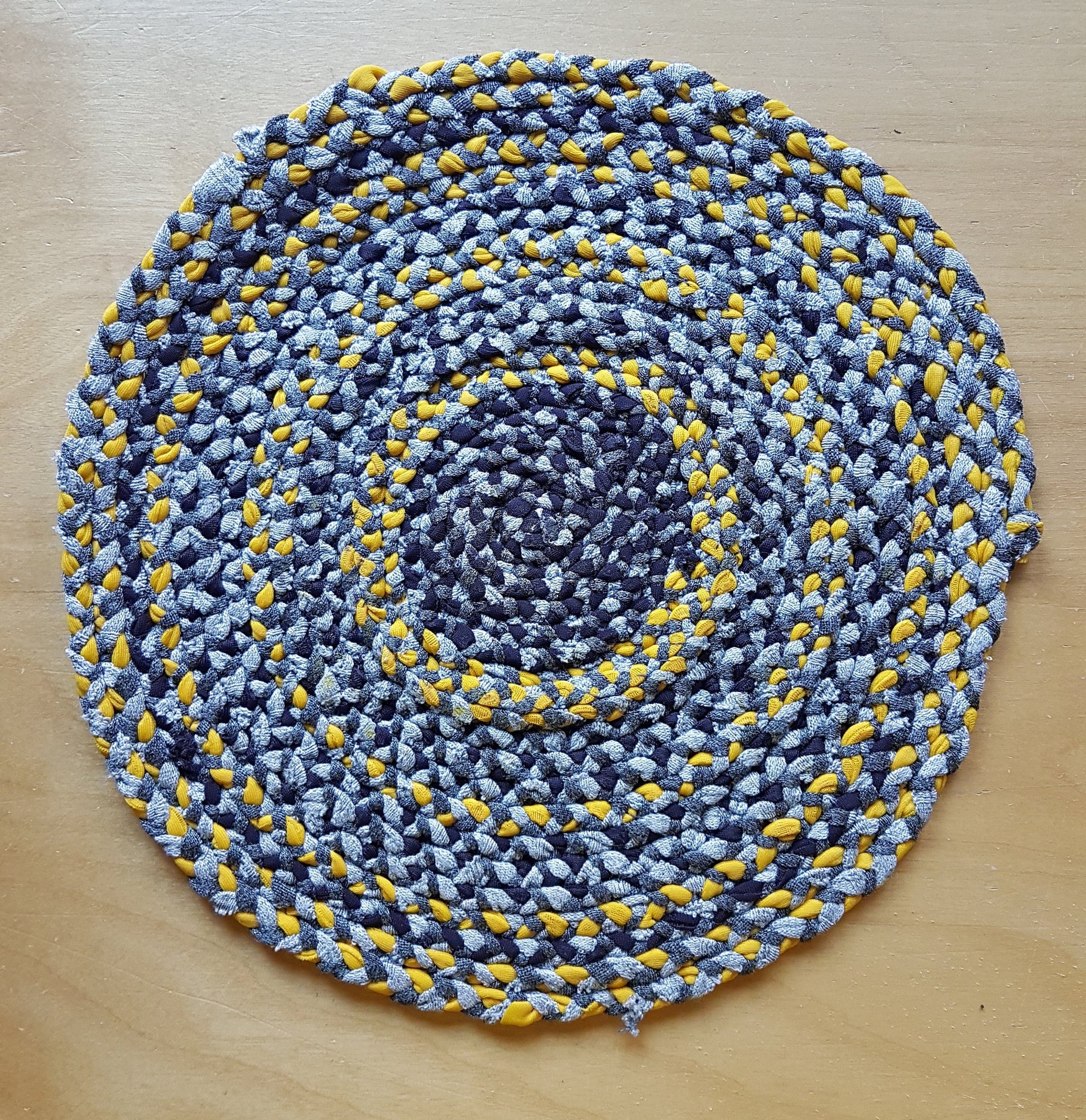 Handmade Braided Fabric Coaster