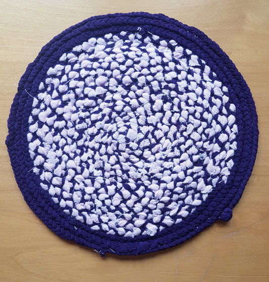 Handmade Braided Fabric Coaster